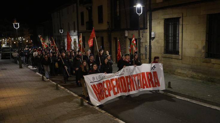 Buruntzaldea independentziara bultzatzeko eskualde mailako mobilizazioa egin dute