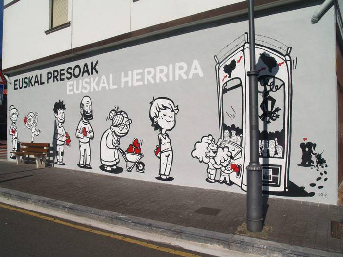 Ostiraleko elkarretaratzea, Zubiaurreneako mural berriaren ondoan