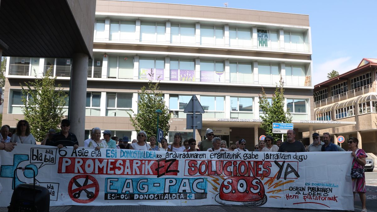 Donostialdeako Etengabeko Arreta Guneen egoera "katastrofikoa" salatu dute