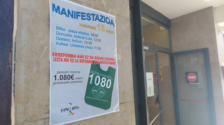 Pentsio duinak aldarrikatzeko mobilizazio eguna