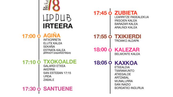Lipdub ekimena, Artixten Taldearen instagrametik zuzenean