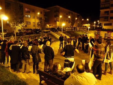 Kantuzaleen urteko lehen hitzordua, larunbateko kantu-jiran