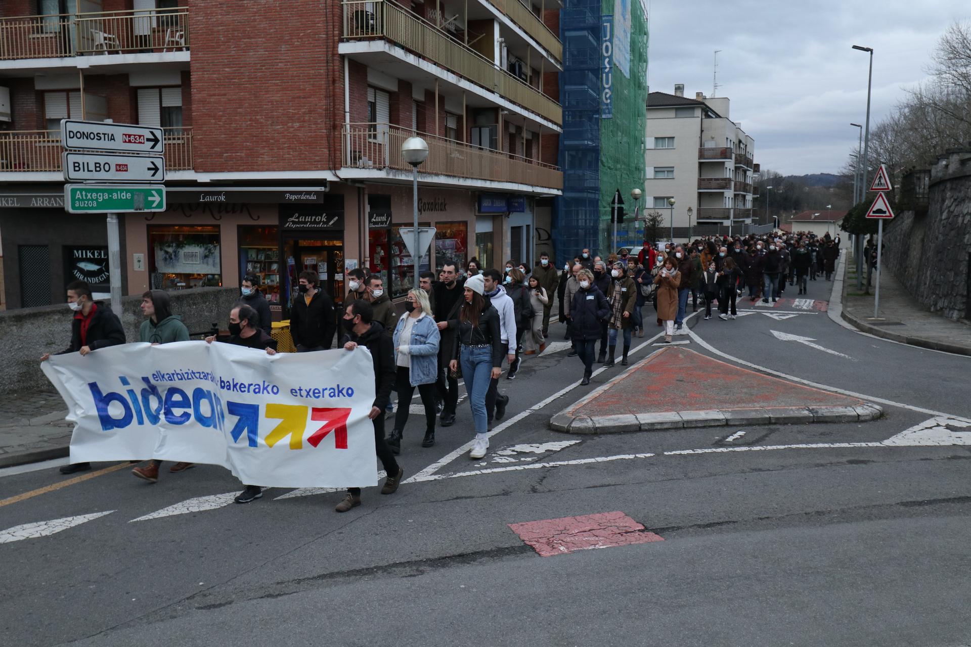 "Kantuz etxera bidea gertu" ekitaldia gaur Sareren eskutik