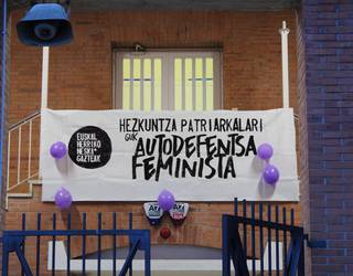 Udarregi ikastolan ekingo diete gaur Martxoaren 8ko ekimenei