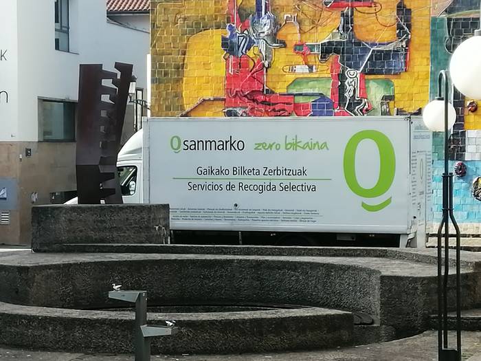 San Markoko furgoneta ibiltaria gaur auzoz auzo