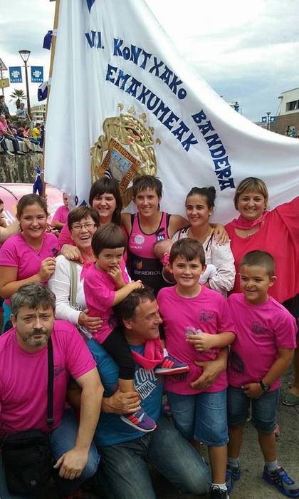 Sarai Lizaso eta San Juanentzat Kontxako Bandera