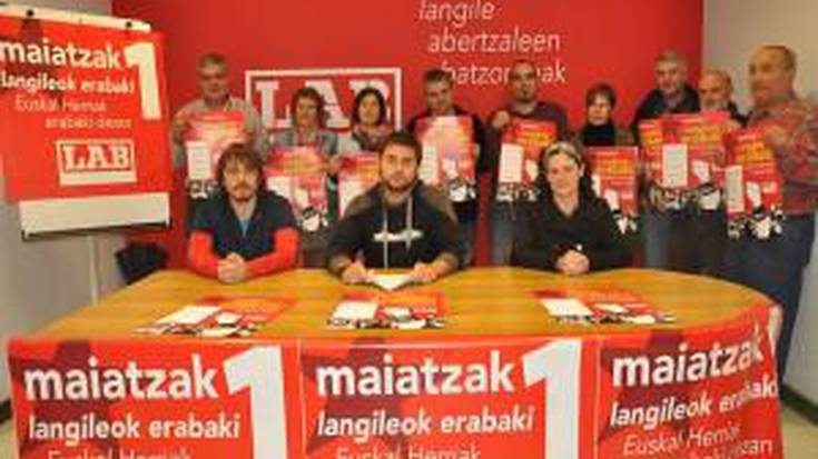 Burujabetza politiko, ekonomiko eta soziala aldarrikatuko du LAB sindikatuak, maiatzaren lehenean