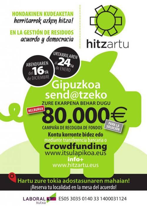 Hitzartu prozesua diruz laguntzeko deia