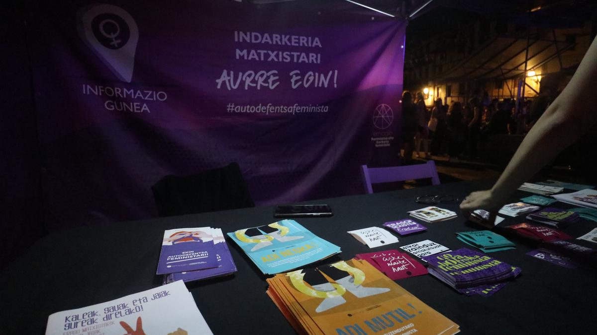 Informazio postua eta gune segurua jaietan, indarkeria matxistari aurre egiteko