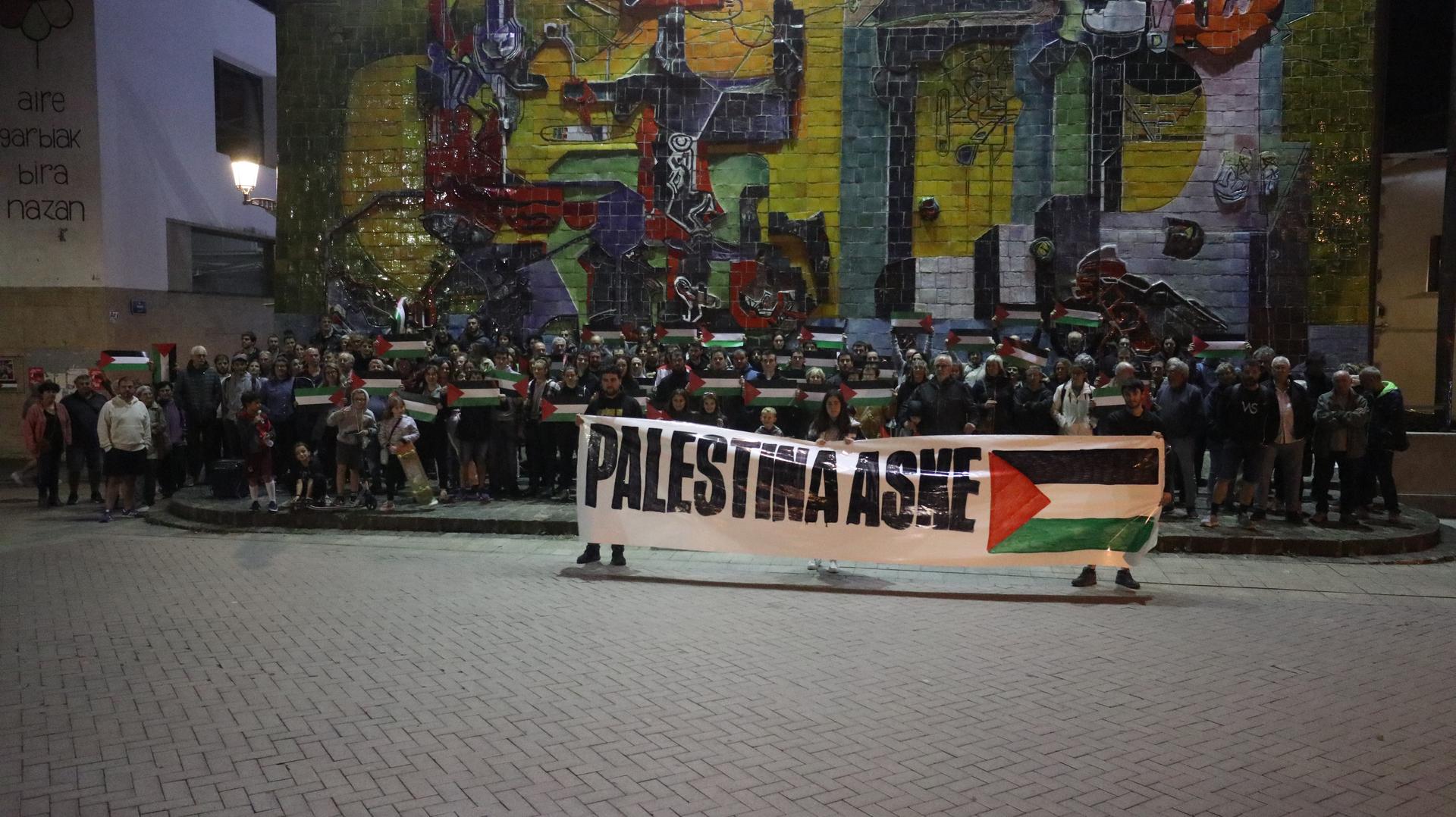 Palestina hizpide gaurko hitzaldian