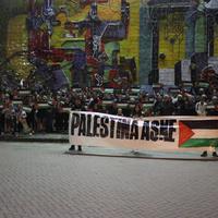 "Bi ordu Palestinarekin" mobilizazioa eta elkartasun mahaia