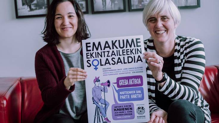 #M8 Gaztelekuan mural pintaketa eta Kabienen emakume ekintzaileekin solasaldia gaur