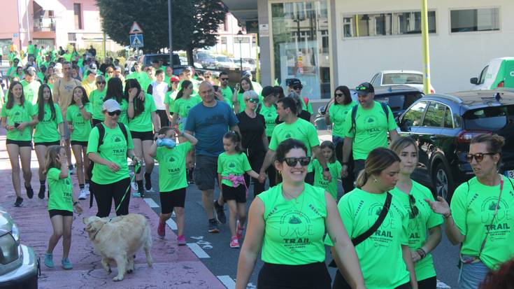 Aurpegi ezagunek bat egin dute Uxue Trail lasterketa solidarioarekin