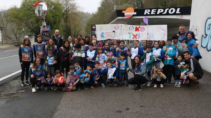 Aginagako txikienek eraman dute lekukoa