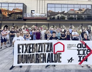 "Etxeak bizitzeko, ez espekulatzeko"