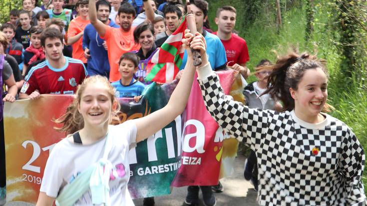 Korrikaren faltan, Korrika omentzeko  ekitaldia egingo da igandean frontoian