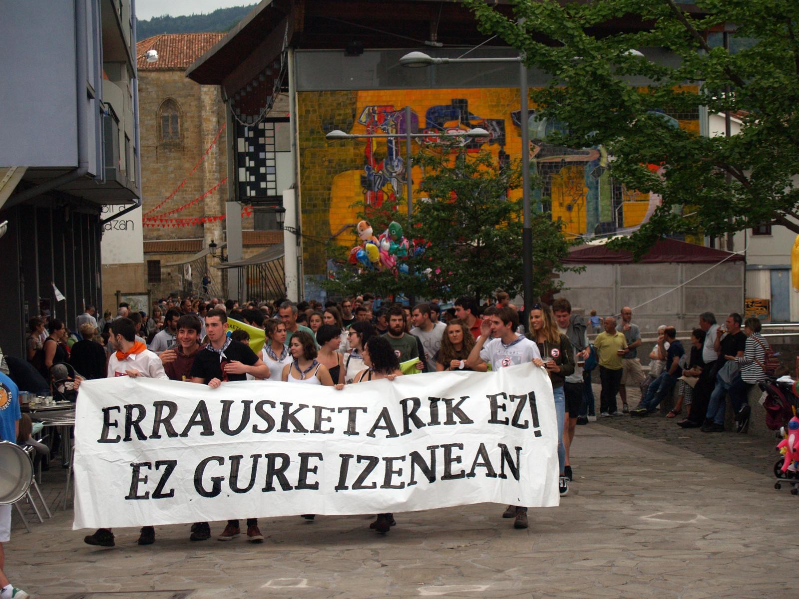 Erraustegiaren aurkako manifestazioa abenduaren 13an Usurbilen