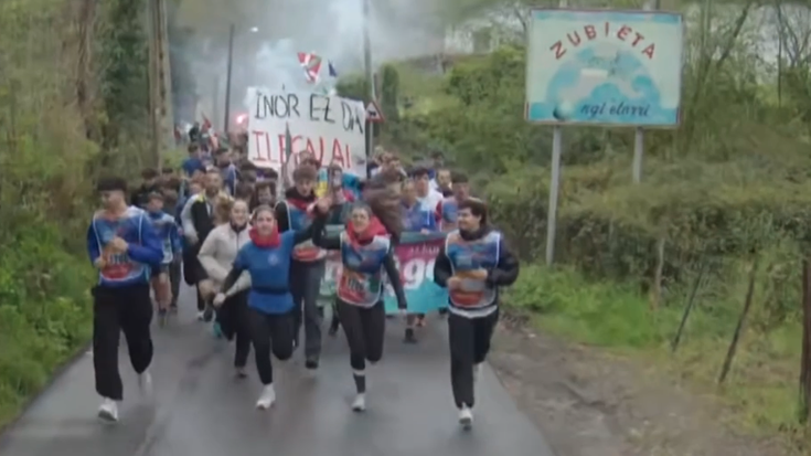 [BIDEOA] Korrika, Zubietan eta Santuenean