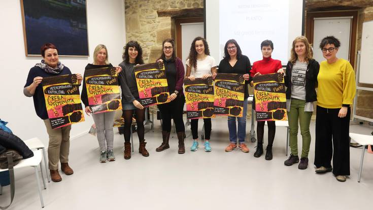 Martxoaren 8ko greba feminista diseinatzen segitzeko bigarren bilera asteartean