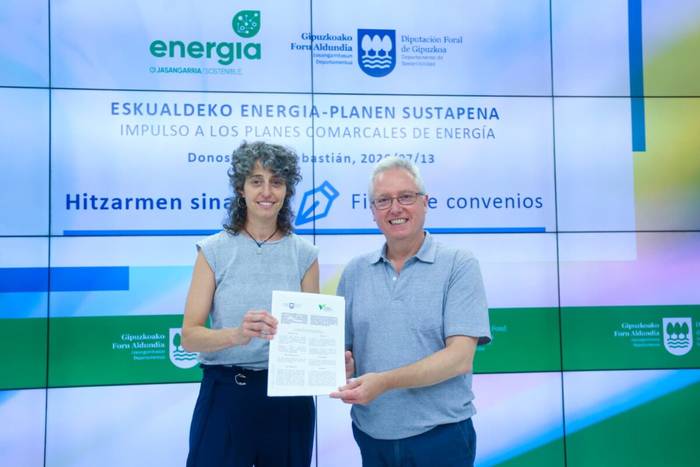 Energia-planak sustatzeko lankidetza hitzarmena Beterri Buruntzaren eta Foru Aldundiaren artean