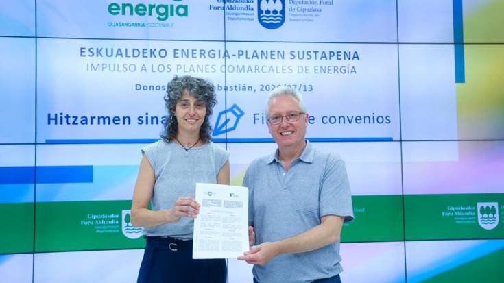 Energia-planak sustatzeko lankidetza hitzarmena Beterri Buruntzaren eta Foru Aldundiaren artean