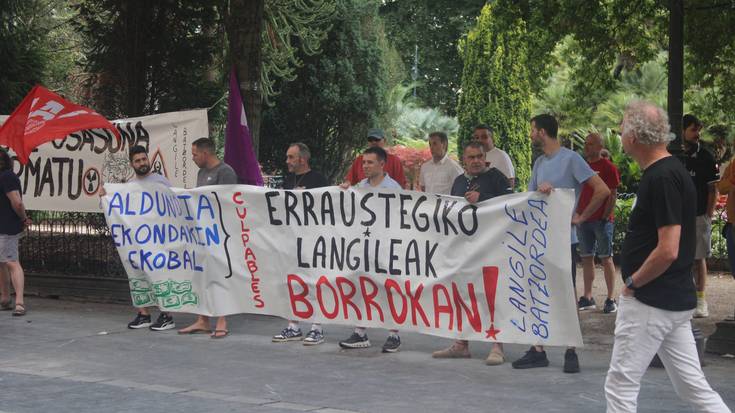 Lan-hitzarmen duinaren aldeko borrokak etenik ez erraustegiko langileentzat