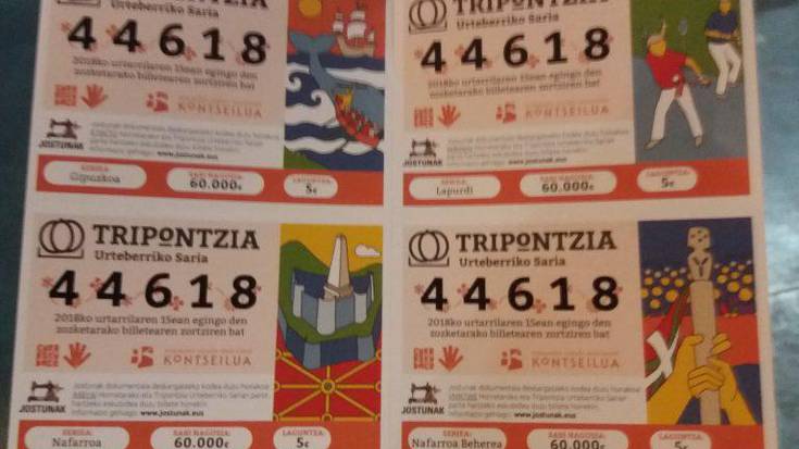 Urtarrilaren 15ean zozketatuko dute Tripontzia, Urteberriko Saria